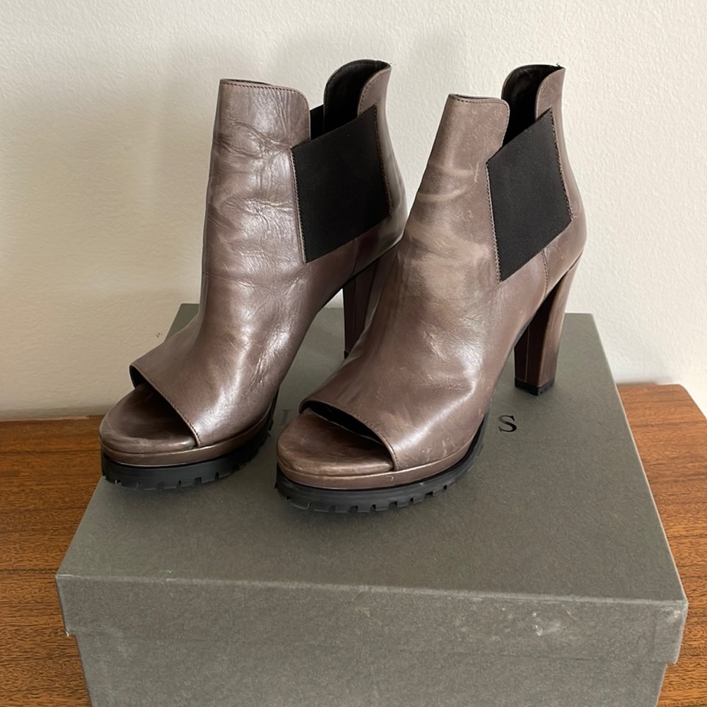 All Saints Sarris Open Toe Booties
